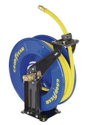 China Goodyear retractable wall mounted hose reel 15m hose Max. 300PSI for sale