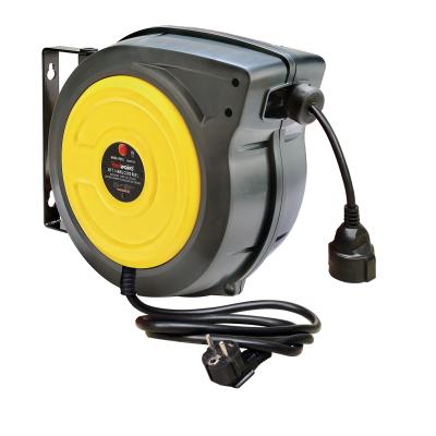 China Impact Resistant Polypropylene 15m / 20m Electric Cable Reel Black / Yellow for sale