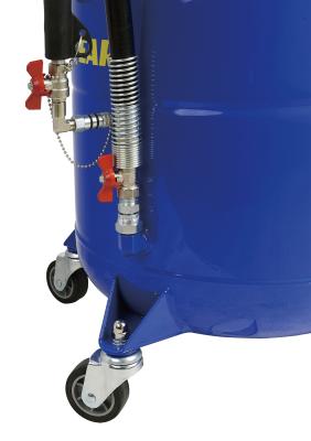 China Portable Waste Oil Goodyear Air Operated Drainer Wheel 30 Gallon for sale