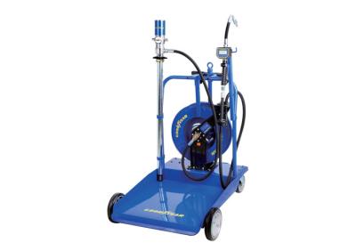 China Goodyear Mobile Oil Pump Kit for 180-220L with Hose Reel and Digital Control Valve for sale