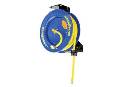 China Goodyear 3/8-Inch 500 Feet Steel Hose Reel with Swivel Arm and Mounting Bracket 300PSI for sale