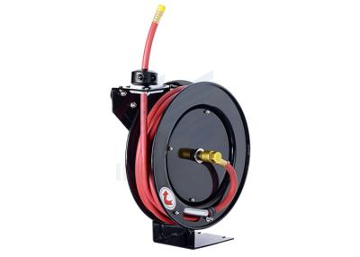 China Spring Driven Air And Water Hose Reel , Four Direction Non - Snog Hose Roller for sale
