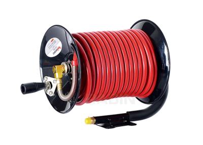 China Air And Water Hand Crank Hose Reel With Corrosion Resistant Powder Coating for sale