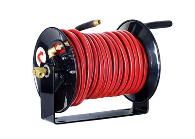 China Large Air And Water Hose Reel With Spring Tension Brake / Wall Mounting Hose Reel for sale