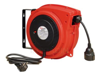 China Impact Resistant Polypropylene Electric Cable Reel With Over Load Breaker Red for sale