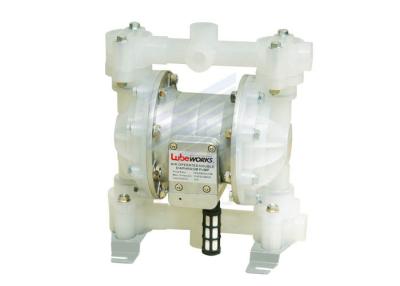 China Small Air Driven Diaphragm Pump With Nitrile o - Ring / Polypropylane Pump for sale
