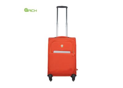 China Fashion Design Light Weight Trolley Soft Sided Luggage with Two large easy-access pockets for sale