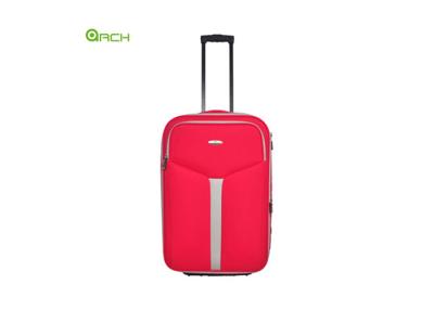 China 600D Economic Polyester Soft Sided Luggage with Skate Wheels for sale