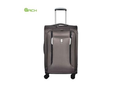China Classic Dobby Nylon Trolley Bag Trolley Soft Sided Luggage with Multi- Pockets for sale