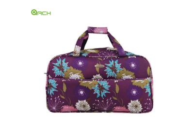China Printing Material 600D Polyester Duffel Travel Bag for sale