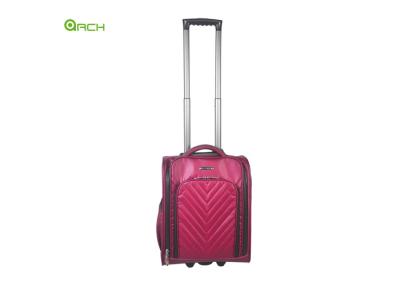 China Fashion PU Trolley Underseat Luggage Bag With Side Pocket for sale