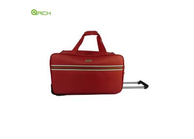 China 600D Polyester Economic Wheeled Duffel Rolling Luggage Bag for sale