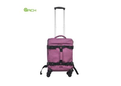 China Snowflake Polyester 18 Inch 4 Spinner Wheel Luggage for sale