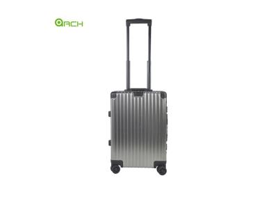 China Waterproof Aluminum Hard Shell Luggage With Dual Spinner Wheels for sale
