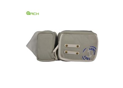 China Los accesorios del viaje de la prueba del hurto de la lona 600D empaquetan a Fanny Pack Zippered Pocket en venta