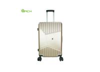 China Expandable Plastic Shell Hard Sided Luggage with Combination locks for sale