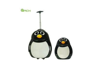 China OEM 17 Inch ABS PC Kids Travel Luggage Bag With Penguin Style for sale