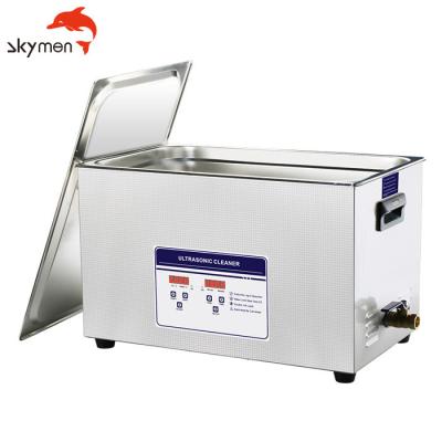 China 600W Skymen 30L Benchtop industrial ultrasonic cleaner for car tools/guns/PVD coating clean for sale