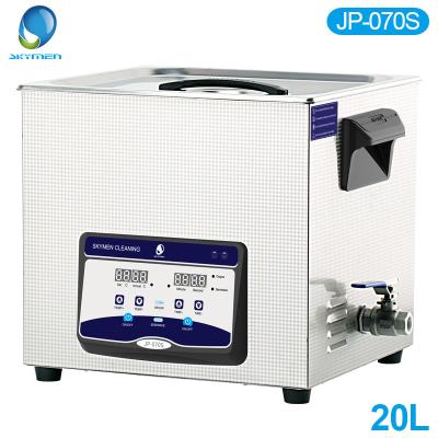 China High Frequency 20Liters Digital Ultrasonic Cleaner For Metal Parts for sale