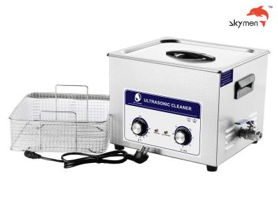 China Skymen 15L 360W 40KHz Mechanical Control Metal Parts Ultrasonic Cleaner for sale