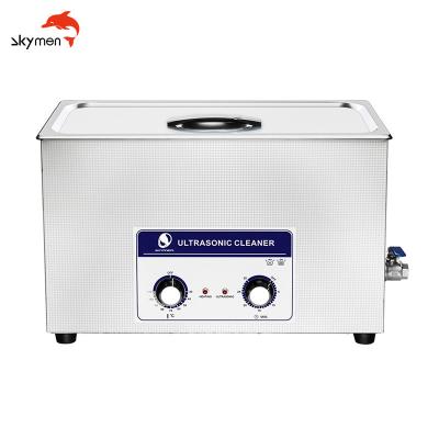 China Limpiador ultrasónico 30L mecánico 500W Heater Degas SCCP del baño de PSE en venta