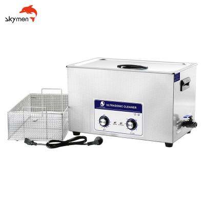 China Metal Parts Skymen Ultrasonic Cleaner 22L 480 Watt For Auto PCB Gun for sale