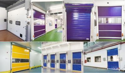 China Automated Open High Speed Rolling Door Temperature Controlled PLC Control System for sale