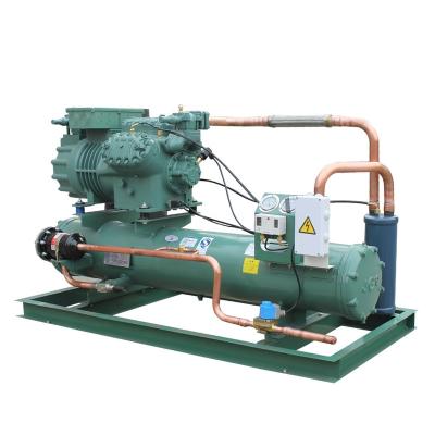 China GEA BOCK Low Temperature Water Cooled Condensing Unit -35 ~ -25℃ for sale