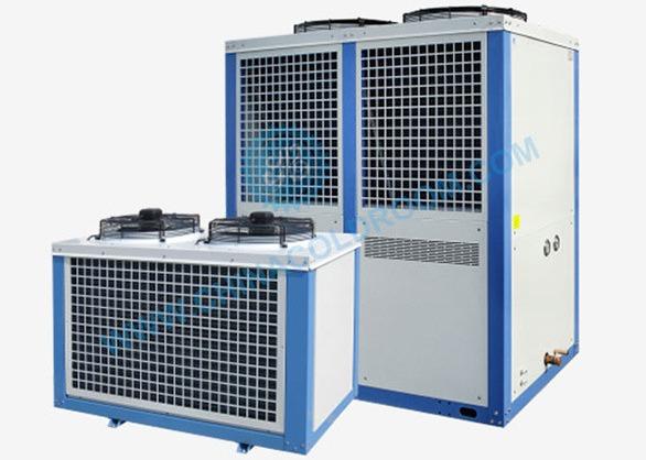 Quality Semi Hermetic Air Cooled GEA Bock Compressor Unit R410A Refrigerant for sale