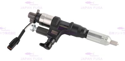 China 095000-6593 Diesel Fuel Injector , Denso Common Rail Injector for J08E 23670-E0010 SK350-8 for sale