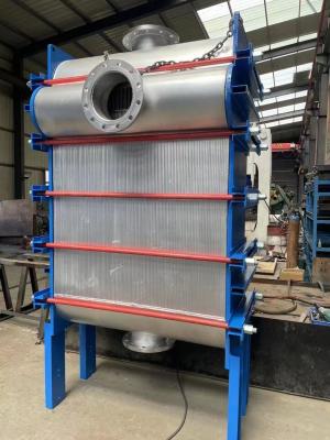 China Fully Welded Plate Heat Exchanger C276 Industrial Plate Chiller High Temperature Oil Heating Model GFW150 for sale