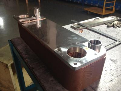 China Brazed  heat exchanger Model GL95C Working as air cooler  in air compressor system for sale