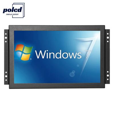 China Polcd Industrial 10 Inch Capacitive Touch Monitor VGA Computer LCD Display Open Frame for sale