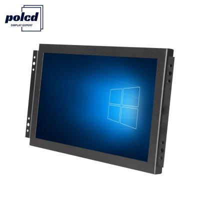 China Polcd TFT LCD Display 10.1 Inch Industrial Touch Screen Monitor High Brightness IP65 Black for sale