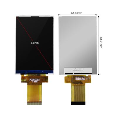 China Polcd 320x480 Spi 3.5 Inch LCD Display Panel 450cd/m2 For Commercial for sale