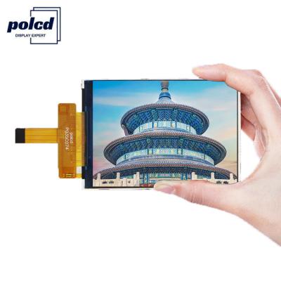 China Polcd 3,5 pulgadas TFT LCD Pantalla 320x480 RGB Transmisivo IPS Ángulo de visión en venta