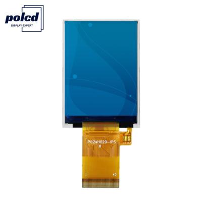 China Polcd 350 Nit 2.4 Inch Tft Touch Screen 240x320 48.96mm MCU RGB interface LCD Display for sale