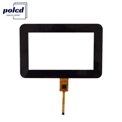 China La aduana de Polcd la pantalla cuadrada LCD de 4,3 pulgadas exhibe al alto panel táctil multi de la sensibilidad G+G CTP en venta