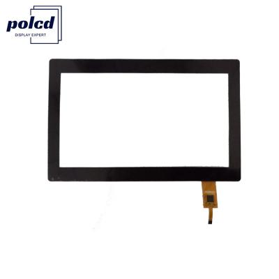 China Polcd vidro claro Anti-azul do tela táctil de 7 polegadas painel de toque capacitivo impermeável do multi à venda