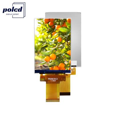 China Polcd 320x480 3.5 Inch TFT Panel Spi 8 / 9 / 16 / 18 Parallel Interface LCD Display for sale