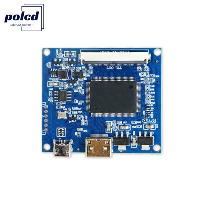 Chine Polcd personnalisé TTL RGB 40pin 50pin FPC carte universelle LCD PCB carte de contrôle VGA HD-MI à vendre