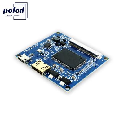 China Small Polcd Lcd Screen Controller Board 50pmttl At070tn92 800*480 1024x600 for sale