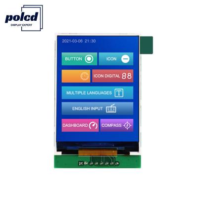 Cina Polcd RoHS Color 262K LCD Tft 2,4 pollici ST7789V2 Tft Touch Panel in vendita