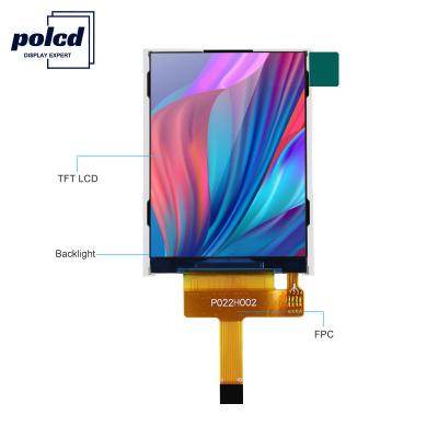 China Polcd 240X320 2.2 Inch Lcd Display ST7789V Small Tft Monitor 300 Brightness for sale