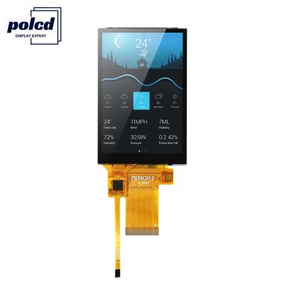 China Polcd 12 0'CLOCK Tft 3.5 Inch ILI9488 320x480 TFT Touch Screen for sale