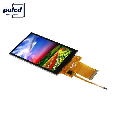 China Polcd 450 Brightness Tft Capacitive 8080 MCU 3.5 Inch Tft Lcd Touch Screen for sale