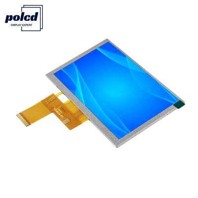 China Polcd 40 Pin  ST7262 5in Lcd Display 800X480 IPS TFT LCD Display Transmissive for sale