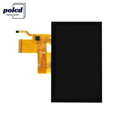 China Polcd Resolution 800X480 5 Inch Tft Display  RGB 24 Bit Ips Touch Panel for sale