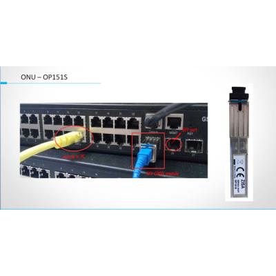 China Tx 1310/1490nm 20km SC Multimode Transceiver ONU SFP Module For Switch for sale