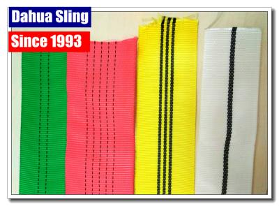 China 8 Inches Polyester Webbing Roll For Lashing Straps High Breaking Strength for sale